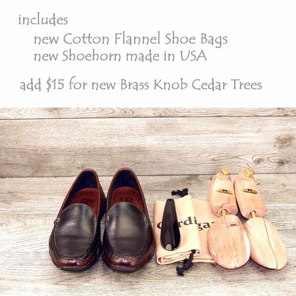 Allen Edmonds BOULDER Driving Loafer 9.5 D Black / Brown * add $15 Cedar Trees main image 13